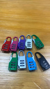 Luggage Mini Lock Padlock 3 Digit Pin Travel Suitcase Bag Security Drawer Door Lock