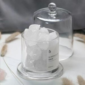 Romantic Bedroom Crystal Diffuser Stone Storage Jar Essential Oil Perfume Holder Simple Modern Glass Container Fragrance Vessel