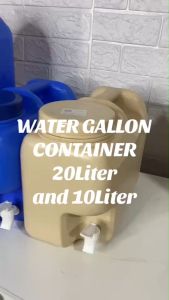 【DecorX】 10 Liter 20 Liter Gallons Water Gravity Water Dispenser Gallon Water Dispenser Slim Container With Faucet Dispenser Cooler Bucket ﻿