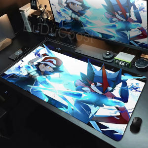 Bandai | Mouse Pad Pokemon Greninja Ash Ketchum Gaming Rubber Non-Slip Desk Mat Gamer Keyboard Pads Anime Office PC Accessories Playmat