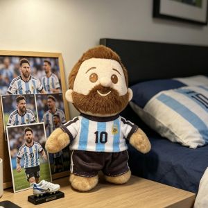 DIANSHIFANG | Argentina Messi 2026 World Cup Stuffed Doll