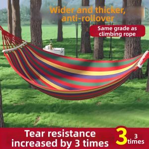 Anti-toppling Double Hammock Swing