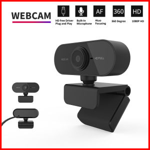 1080P HD Mini Webcam with Microphone USB Interface Supports Laptop Desktop Computer Suitable for Live Video Call Conference