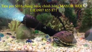 😍 Đèn pin siêu sáng S016 - tặng kèm cốc sạc pin tiểu- chính hãng MAYOR WOLF .