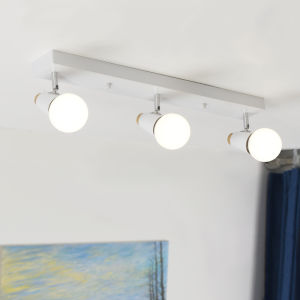 Modern Nordic LED โคมไฟเพดานโคมไฟห้องนั่งเล่น Corridor โคมไฟห้องนอนห้องครัว Surface Mount เหล็กยาว Ceilin