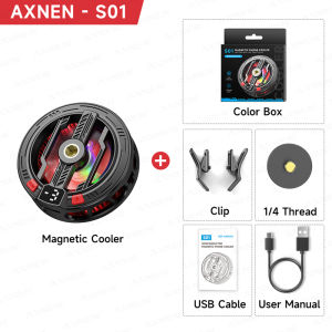 AXNEN | AXNEN Mobile Phone ICE Semiconductor Magnetic Frozen PUBG Game Cooler for IOS Universal Phone Cooling Radiator