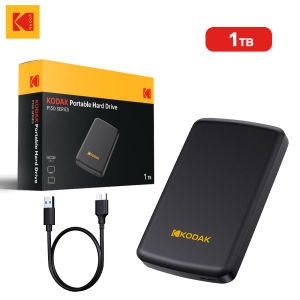 Kodak | KODAK HDD 2.5 Inch Portable External Hard Drive 500GB 1TB USB 3.0 Storage Compatible for PS5 Xbox PC Mac Desktop MacBook