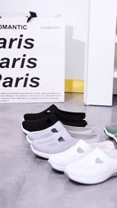 Womens doll shoes half shoes for women casual flat shoes slip on shoes outdoor half slipper walking shoes for women