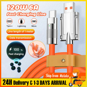 120W 6A Super Fast Charge Type C Liquid Micro Android Liquid Silicone Cable Quick Charge Micro USB Cable for Xiaomi Huawei Samsung Oppo Vivo Caj Cabo Silicone 充電線