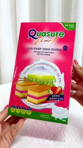 Bánh Bông Lan Quasure Light Vị Dâu Bibica 180g - Thực phẩm dành cho người ăn kiêng tiểu đường