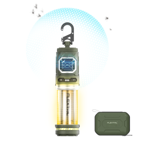 FLEXTAILGEAR TINY REPEL ยากันยุงและโคมไฟน้ําหนักเบากลางแจ้งแบบชาร์จไฟได้ 4800mAh แบตเตอรี่ Camping (ไม่มีแผ่นไล่)