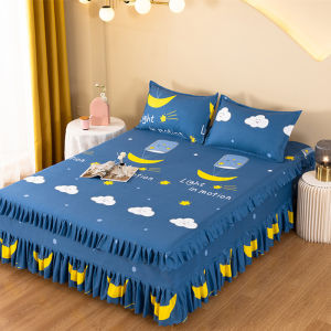 Vỏ Chăn Chống Bụi Thời Trang Đa Năng 1.5m 1.8m Chống Trượt Vỏ Chăn Đơn Vỏ Chăn Giường Bằng Vải Polyester Họa Tiết Hoa