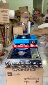 Bếp Gas Mini International Inox Chống Cháy Nổ Tiết Kiệm Gas Cao Cấp