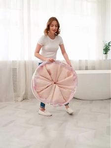 Benmai Baby Bathtub Foldable Swimming Bucket Household Baby Swimming Pool Children Bath Can Sit and Lie Bath Barrel