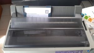 ปริ้นเตอร์มือสอง Epson LQ-2190 +หมึก+usb ประกันสินค้า 3 เดือน เครื่องพิมพ์หัวเข็ม แคร่ยาว พร้อมใช้งาน 100%