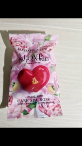 สบู่หัวใจ 30 กรัม สบู่เนเชอรัลบาร์ลานซ์ หัวใจโรส สบู่มาดามเฮง