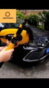KEEPWORKING New Car Cleaning Brush Car Wash Brush Telescoping Long Handle Cleaning Mop Chenille Broom Auto AccessoriesCar Cleaning Brush 15° Elbow Adjustable Car Wash Brush Mop