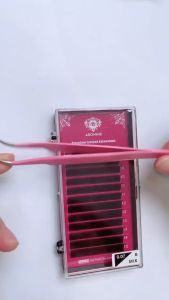 {Bundling Hemat} VETUS - Tweezer Original Pink Lurus & Bengkok | Bulu Mata