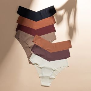 กางเกงชั้นในผ้าไหมน้ำแข็งไร้ตะเข็บเอวต่ำ ระบายอากาศได้ดี กางเกงชั้นในผ้าฝ้ายไซส์ใหญ่ ระบายอากาศได้ดี สำหรับทุกเพศ
