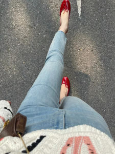 High Waist Straight Leg Blue Jeans Womens Spring Summer New Style Slimming Versatile Nine-Tenths Small Size Thin Jeans