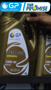 Dầu nhớt tổng hợp toàn phần dành cho ô tô GP Petrogen Fully Synthetic 10W40 API SP- Can 4L