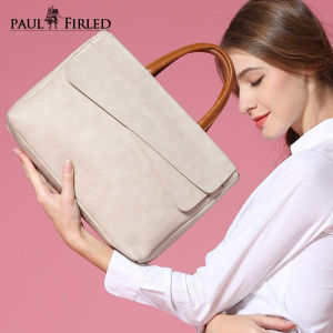SHOULDCAT Laptop Bag Women Handbag Briefcase Genuine Leather Elegant Business Stylish
