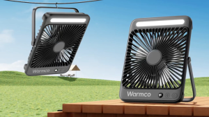 Quạt Camping Đa Năng Warmco 20000 mAh Siêu Mát Chuyên Cắm Trại Kiêm Sạc Dự Phòng Tích Hợp Đèn Led Chiếu Sáng Sử Dụng 48H