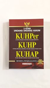 Buku Hukum Undang-Undang: KUHPer, KUHP & KUHAP