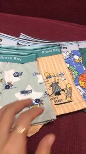 combo 4 quần sịp bé trai- quần lót bé trai đủ size 7-45kg