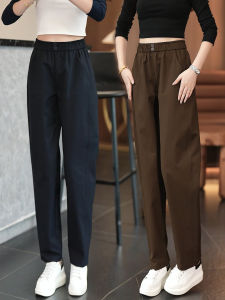 Fashionable Harlan Womens Skinny Pants High Waist Loose Fit Slimming Dad Jeans Autumn 2025 Casual Style Pure Color Pocket