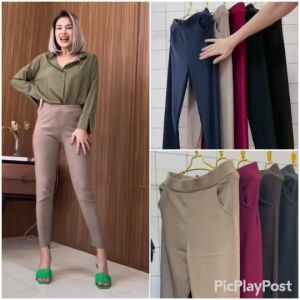 กางเกงสกินนี่ เกาหลี ผ้ายืด สวยมาก