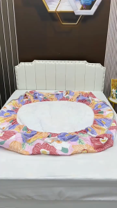 【现货速发】youmi Printed Fitted Bedsheet Premium Cotton Bed Cover 全包床笠 印花床单 床垫保护 Tilam All-Inclusive Cadar  Kapas Tilam Cadar  Single/Queen/King