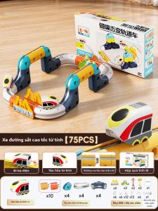 TEMiTANGMI | Đồ Chơi Xe Tàu Đa Biến Hóa Có Từ Tính Giáo Dục