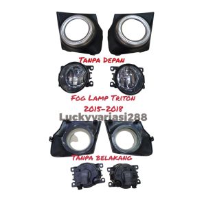 Fog Lamp Lampu Kabut Mitsubshi Strada Triton 2015 2016 2017 2018 GLS GLX HDX EXCEED