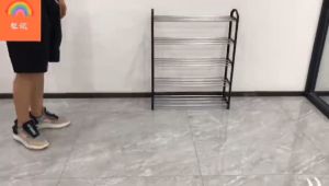 ล่าสุด ชั้นวางรองเท้าสแตนเลส4ชั้น สามสี ที่วางรองเท้า 4 ชั้น ชั้นวางรองเท้า Stainless Shoe Rack ชั้นวางรองเท้าสแตนเลส