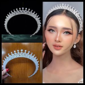 Mahkota zircon sampai telinga