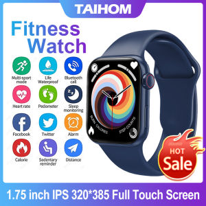 TAIHOM Smart Watch Color Touch Screen Waterproof 24h Heart Rate Monitor 12 Sports Modes Fitness Tracker Smartwatch Bluetooth Call Music Pedometer For android and iOS