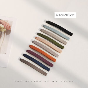 กิ๊บติดผมสีโมรานี 10 ชิ้น กิ๊บติดผมแบบเรียบง่ายสำหรับเด็กผู้หญิง กิ๊บติดผมหน้าม้า กิ๊บติดผมแฟชั่น เครื่องประดับผม