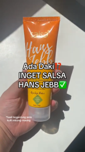 Salsa Hans Jebb Peeling Gel 110ml - 3 Varian Aroma - Green Tea - Lemon Breeze - Sweet Tropical - Mengangkat Sel Kulit - Perontok Daki - Kosmetik Herbal Online