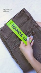 JINISO - Highwaist Cargo Loose Jeans 401 HANDS UP