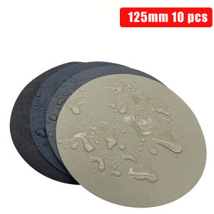 10 Pcs 5 Inch 125mm Sandpaper High Performance Waterproof Hook Loop Sanding Discs Heavy Duty Silicon Carbide Grinding Disc