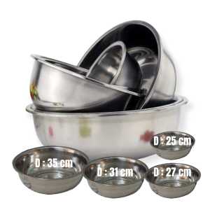 Baskom Stainless Anti Karat Gratis Bable Wrap