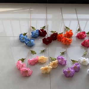 (3 Bunga) Bunga Orchid Evening Flower Artificial/Bunga Dekorasi