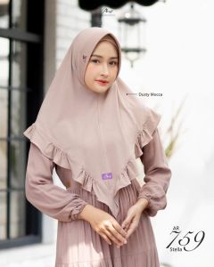 Terbaru hijab jilbab kerudung krudung instan wanita cantik dewasa fashion murah adem Arrafi AR 759 new terlaris best seller pyet depan mewah daily simple kekinian viral gratis ongkir lebaran idul fitri 2023 COD pet antem ootd simple rempel