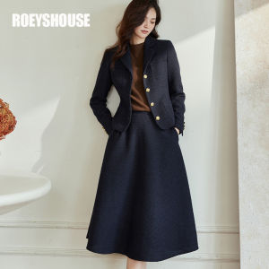 Roey s house | Tailored Short Coat and Skirt Set