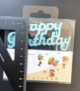 [Ready Stock - Local] Happy Birthday cake candle. Ideal for Gifts and Souvenir