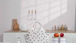 Corduroy Thermal Food Storage Bag for Bento Snacks and Drinks RH2470