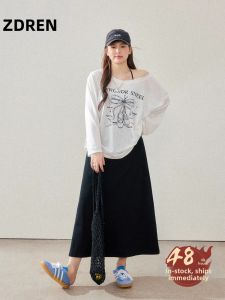 ZHANGDAREN | Bộ Quần Áo Nữ Hàn Quốc Kiểu Dáng Thời Trang Giảm Cân Plus Size