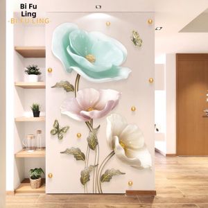 BAIFULING | 3D Embossed Waterproof Self-Adhesive Wall Stickers