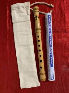 Kingflute Bamboo flute Key of C natural with canvass case